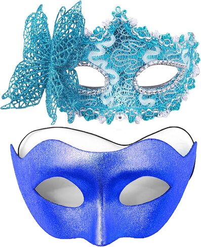 MYMENU Masquerade Mask for Women Men Venetian Mask Couple Halloween Mask for Costume Party Prom in Saudi Arabia