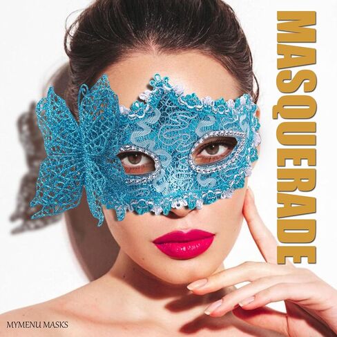 MYMENU Masquerade Mask for Women Men Venetian Mask Couple Halloween Mask for Costume Party Prom in Saudi Arabia