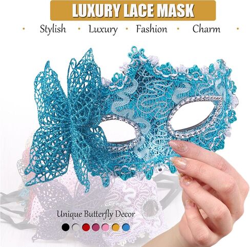 MYMENU Masquerade Mask for Women Men Venetian Mask Couple Halloween Mask for Costume Party Prom in Saudi Arabia