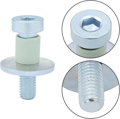 munirater 2Pcs Door Latch Lock Striker Bolts Alloy Steel Plastic Replacement for 1971-1987 Truck Blazer C10 9601750 38420 in Saudi Arabia