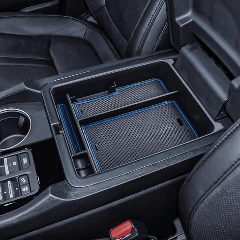 TACOBRO Center Console Organizer for Honda Pilot 2023-2024 2025 / Ridgeline 2024 2025/ Passport 2024 2025 Accessories, Armrest Secondary Storage Box Interior ABS Insert Tray Black in Saudi Arabia
