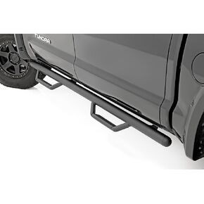 Rough Country Nerf Steps for Toyota Tundra 2WD/4WD (2007-2021) - Cab Length, Fits CrewMax with 5'7" Bed