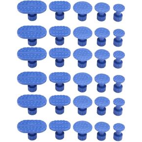 Glue Tabs Glue Tabs Paintless Dent Repair Tools, 30Pcs Glue Pulling Tabs Car Body Dent Remover Tool Glue Puller Sets Auto Body Paintless Dent Removal Tabs Kits