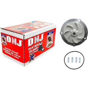 DNJ WP4215 Water Pump for 2003-2010/ Ford/E-350 Club Wagon, E-350 Super Duty, Excursion, F-250 Super Duty, F-350 Super Duty / 6.0L / OHV / V8 / 32V / 363cid, Turbocharged