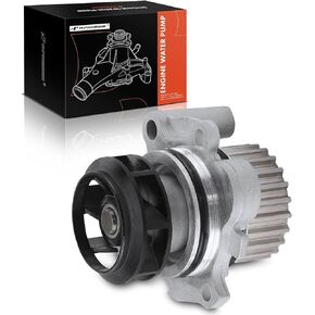 A-Premium Engine Water Pump with O-Ring Compatible with Audi A4 TT Quattro & Volkswagen Beetle 1998-2005, Golf 1999-2006, Passat 2000-2005