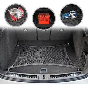 Floor Style Automotive Elastic Trunk Mesh Cargo Net for Porsche Macan 2015-2024 - Premium Trunk Organizers and Storage - Luggage Net for SUV