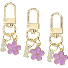 PATIKIL Keychains, Enameled Charm Key Ring Cute Keychain Purse Bag Accessory