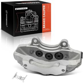 A-Premium Disc Brake Caliper Assembly Without Bracket Compatible with Audi Q7 2007-2015 & Porsche Cayenne 2003-2006/2008-2010 & Volkswagen Touareg 2005-2010 - Front Left Driver Side