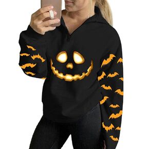tiqwova Womens Vintage Printed Loose Casual Pullover Shirt, Lightweight Long Sleeve Sweatshirt for Women