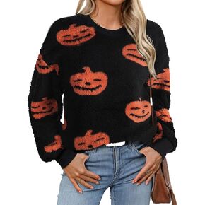 Womens Plush Sweatshirts Crew Neck Long Sleeve Loose Hoodies Pullover Fall Winter Outfits