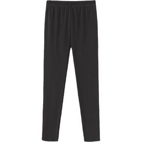 Girls'Leggings Comfortable Stretchy Footless Girls Pants Kids Soft Pull On Warm Tights 4-12 Years