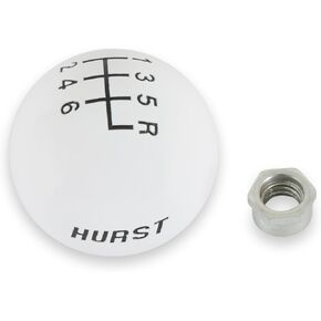 Hurst 1630040 Classic 6-Speed Knob , White