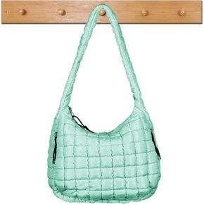 Women's Quilted Puffer Tote Bag