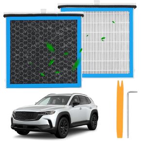 1*HEPA Cabin Air Filter replacement CF12773,BDTS61J6X Compatible with Mazda 3,CX-30,CX-50 2019 2020 2021 2023 2024