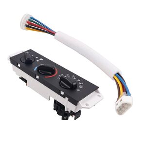 55037473AB Heater A/C Control Switch,Front Climate Control Module Compatible with Jeep Wrangler TJ 1999-2004, OE # 55037473AB, BL101, HS-373