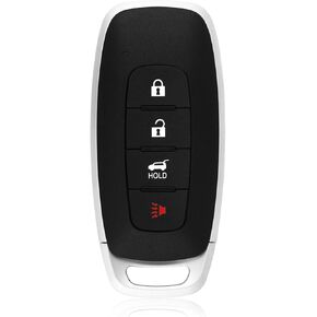 Replacement for Nissan Ariya Key Fob Remote Control 2023 4 Buttons 434MHz KR5TXPZ1,Black