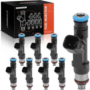 A-Premium Set of 8 Fuel Injectors Compatible with Ford F-250 Super Duty/F-450 Super Duty/F-550 Super Duty 2020-2022, F-350 Super Duty 2020-2021, E-350 Super Duty/E-450 Super Duty 2021-2023, 7.3L