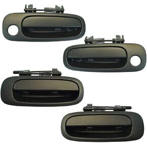 TRQ Left and Right Exterior Door Handle Set Drivers Side Compatible with 2004-2006 Scion xB