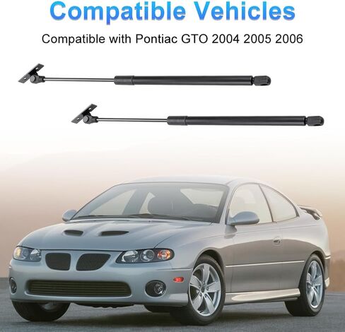 رفع الغطاء الأمامي يدعم دعامات الصدمات نوابض الغاز المتوافقة مع Pontiac GTO 2004 2005 2006 لاستبدال 95667 003848 4097 7196GS 8196289 92047416 C95667 SG330051 SG230127 in Kuwait