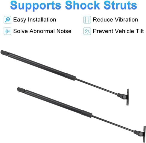 رفع الغطاء الأمامي يدعم دعامات الصدمات نوابض الغاز المتوافقة مع Pontiac GTO 2004 2005 2006 لاستبدال 95667 003848 4097 7196GS 8196289 92047416 C95667 SG330051 SG230127 in Kuwait