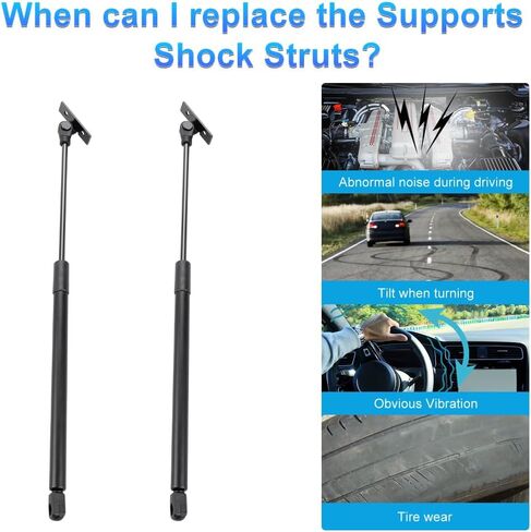 رفع الغطاء الأمامي يدعم دعامات الصدمات نوابض الغاز المتوافقة مع Pontiac GTO 2004 2005 2006 لاستبدال 95667 003848 4097 7196GS 8196289 92047416 C95667 SG330051 SG230127 in Kuwait