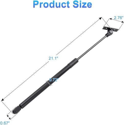 رفع الغطاء الأمامي يدعم دعامات الصدمات نوابض الغاز المتوافقة مع Pontiac GTO 2004 2005 2006 لاستبدال 95667 003848 4097 7196GS 8196289 92047416 C95667 SG330051 SG230127 in Kuwait