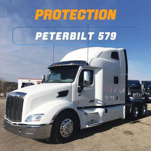 Bumper Corner w/o Fog Light Hole fit for 2013-2022 Peterbilt 579 Semi Truck Left Side Chrome in Kuwait