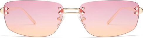 Trendy Y2k Sunglasses for Women Vintage Rectangle Sunnies AP3719 in Saudi Arabia