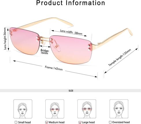 Trendy Y2k Sunglasses for Women Vintage Rectangle Sunnies AP3719 in Saudi Arabia