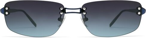Trendy Y2k Sunglasses for Women Vintage Rectangle Sunnies AP3719 in Saudi Arabia