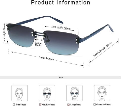 Trendy Y2k Sunglasses for Women Vintage Rectangle Sunnies AP3719 in Saudi Arabia
