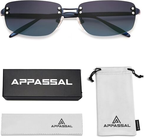 Trendy Y2k Sunglasses for Women Vintage Rectangle Sunnies AP3719 in Saudi Arabia