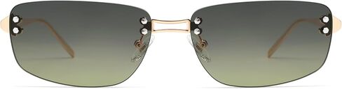 Trendy Y2k Sunglasses for Women Vintage Rectangle Sunnies AP3719 in Saudi Arabia
