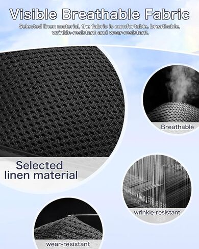 2PC Tesla Cybertruck Front Seat Covers Custom, Breathable Linen Seat Cover,Non-Slip Seat Cushionfor Tesla Cybertruck 2024-2025 (Black) in Saudi Arabia