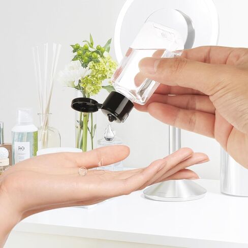 100 عبوة من زجاجات بغطاء قلاب من البلاستيك الشفاف بوزن 1 أونصة - زجاجة ضغط فارغة - زجاجات صغيرة الحجم للسفر لحاويات الاستحمام وصابون الجسم والشامبو in Kuwait