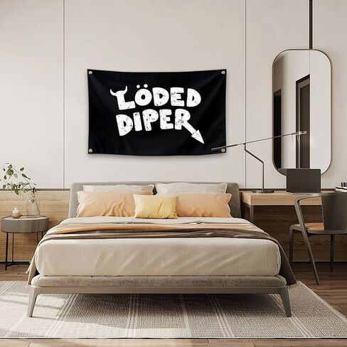 مفروشات مضحكة من Loded ملهمة تحفيزية لديكور غرفة النوم في المكتب والصالة الرياضية والكلية مع 4 حلقات لسهولة التعليق على الحائط. in Kuwait