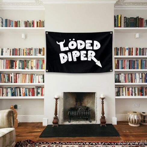 مفروشات مضحكة من Loded ملهمة تحفيزية لديكور غرفة النوم في المكتب والصالة الرياضية والكلية مع 4 حلقات لسهولة التعليق على الحائط. in Kuwait