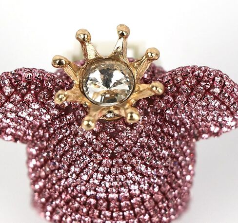 Bling Crystal Bear Car Air Freshener With Vent Clip,Valentine's Day Gift Car Air Vent Freshener for Vent Decoration, Rhinestone Aesthetic Car Decor for Girls Friends Family Bear Lover (red) in Kuwait