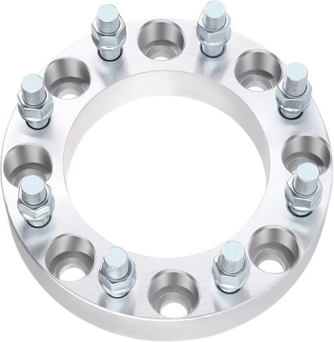 فواصل عجلات ECCPP 2X 1.5 بوصة 8x170 إلى 8x170 125 مم Hub 8 العروة تناسب Ford Excursion 2003-2005| لفورد F-250 2003-2009| لفورد F-250 F-350 سوبر ديوتي 2003-2022 مع ترصيع 14x1.5 in Saudi Arabia
