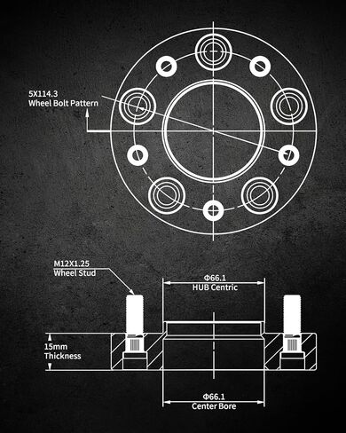 فواصل عجلة EVIL ENERGY 5x4.5 20 مم لسيارة Nissan 350Z 370Z، 5x114.3 مم فاصل مركزي مناسب Infinit G35 G37 FX35 مع شفة 5 عروات 66.1 مم محور تتحمل M12x1.25 فواصل محولات عجلة الأزرار باللون الأسود in Kuwait