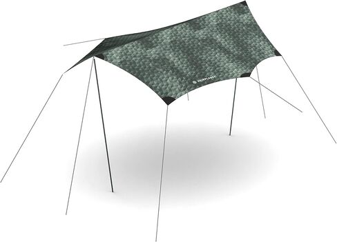 HEIMPLANET Original | Dawn Tarp M Shelter | Tent Tarp with 5000Mm Water Column | Supports 1% for The Planet (Grey) in Saudi Arabia