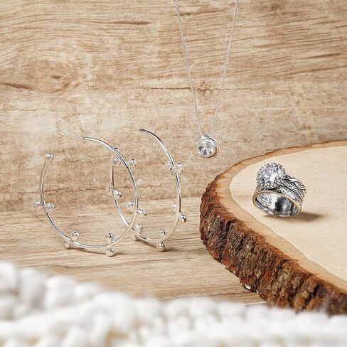 أقراط سيلبادا "الشعبية" من الفضة الإسترليني in Kuwait