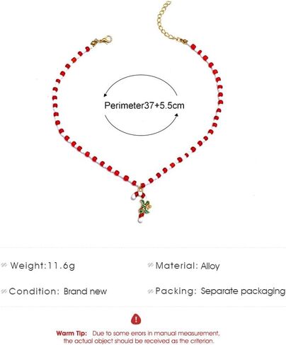 Bethynas عيد الميلاد مطرز المختنق قلادة X-Mas شجرة جلجل بيل ندفة الثلج قلادة الكريستال طوق سلسلة الرقبة لينة الجلد المدبوغ عيد الميلاد حزب مجوهرات للنساء in Kuwait