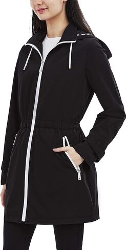 Laundry by Shelli Segal Women's Zip Front Anorak Windbreaker in Saudi Arabia