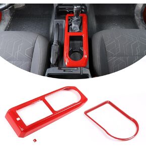 Car ABS Control Gears Shift Panel Protective Trim Frame,Gears Shift Cup Holder Trim Frame Compatible with Toyota Tacoma 2015 2016 2017 2018 2019 2020 2021 2022 2023 3PCS (Matte Black)