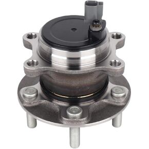 Autoround 512465 Rear Wheel Bearings and Hub Assembly Compatible with Ford Focus 2012 2013 2014 2015 2016 2017 2018, with Parking Assist, 5-Lugs w/ABS
