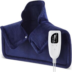 Heating Pad for Neck and Shoulder, Gifts for Women Men Mom Dad, Electric Heat Pads for Back/Knee/Leg, Large Weighted Heating Pad, Machine Washable, Fast-Heating, Auto-Off, 19.7"x22.4"