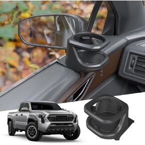 Car Window Cup Holder Compatible with 2024 2025 Toyota Tacoma Door Side Cup Holder Car Door Drink Holder for 2024 Tacoma Replacement Accessories (Front Door 2PCS)