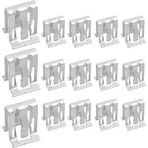 15PCS Car Door Panel Clips, Car Metal Retainer Clips, Lift Gate Trim Clips Moulding Fastener, Replacement for OEM#11588650, 11519745