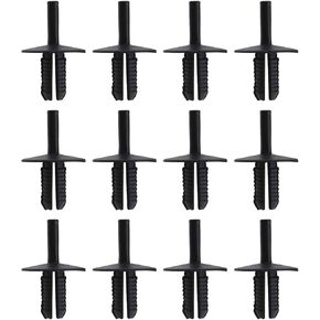 30Pcs Bumper Clips Replacement 51111944537 Compatible with BMW E36 E46 E34 E39 E32 E38 X3 X5 Bumper Cover Interior Trim Clips Black